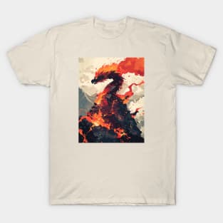 Lava dragon deity T-Shirt